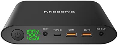 Krisdonia 25000mAh Batterie Externe Power Bank en Aluminium avec Display LED - 2X USB (Quick Charge) - 1x Type C - 1x DC - Chargeur Portable pour PC/Mac/Ordinateur/Smartphone/Tablet/Drone Fiche Technique et Prix au Maroc