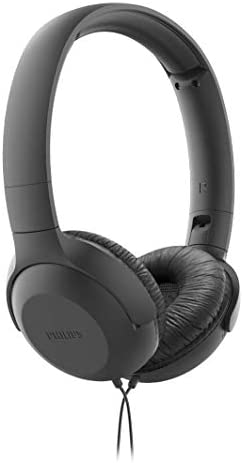 Philips UH201BK/00 Casque d'écoute avec câble (Pliable, Coussinets Souples, Micro, câble de 1, 2 mètre) Noir Fiche Technique et Prix au Maroc