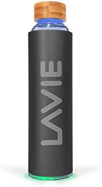 LaVie 2GO Purificateur d'eau Compact Innovant à Lumière UVA, sans Consommable. Transformez Votre Eau du Robinet en Eau Douce et Délicieuse en 15 Minutes Gris Anthracite Capacité 0,5 L Fiche Technique et Prix au Maroc