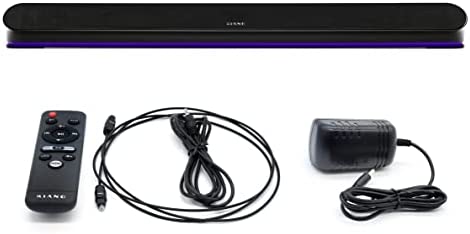 Kiano Barre de Son Bluetooth TV 60 W (2 x 30 W) LED Contrôle à Distance Bluetooth 5.0 Optique HDMI Arc AUX USB Barre de Son pour Les appareils TV, Le système sonore, Les Haut-parleurs PC Fiche Technique et Prix au Maroc