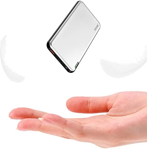 TNTOR Batterie Externe 10000mAh Mini Léger Portable Power Bank avec 3Ports [ Input:Micro USB et USB-C, Output:USB-A] 18W PD Batterie de Secours Chargeur Externe Universel pour iPhone et Android (175g) Fiche Technique et Prix au Maroc