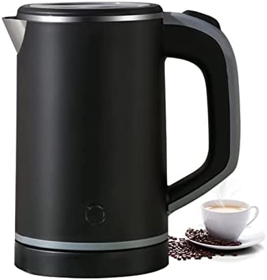 Bouilloire électrique,Petite bouilloire électrique de voyage - Machine à eau chaude à double paroi isolée en acier inoxydable de 0,8 litre avec protection contre l'ébullition à sec pour le thé Dimweca Fiche Technique et Prix au Maroc