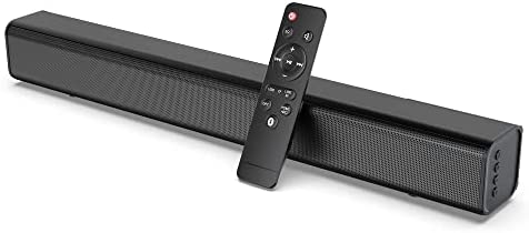 dyplay Soundbar, 20 Pouces 100W Bar Son pour téléviseur, 2.0 Canal, 3 Mode d’égalisation Audio Bluetooth 5.0, HDMI/Optique/AUX/TF/USB, Mur Sound Bar Audio système pour Home cinéma/Gaming Fiche Technique et Prix au Maroc