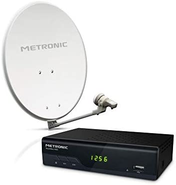 Metronic 498260 Calysta 80 Parabole acier Blanche 80cm Fiche Technique et Prix au Maroc