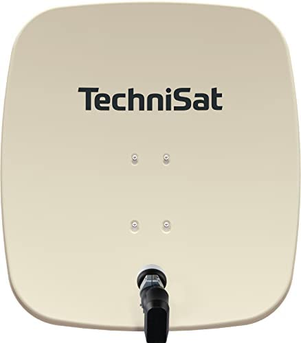 TechniSat SATMAN 65 Plus - Parabola satellitare per 4 partecipanti (Parabola da 65 cm Con attacco a palo e LNB Quattro-Switch universale da 40 mm) Beige Fiche Technique et Prix au Maroc