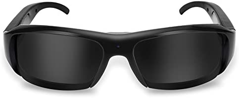 Topiky Lunettes extérieures pour la caméra, Lunettes de Soleil d'équitation 1920 x 1080 HD, Vue Large,Caméra enregistreur vidéo, Enregistreur vidéo pour Lunettes de Soleil pour de Plein air,Vélo,Ski Fiche Technique et Prix au Maroc