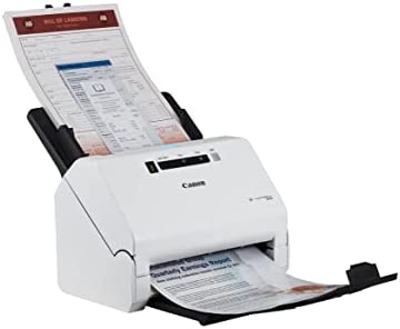 Canon Scanner R40 imageFORMULA Scanner de Documents (Recto Verso, 600 DPI, scanning Couleur, Logiciel Canon CaptureOnTouch, Twain Driver, Logiciel Readiris PDF, Logiciel Cardiris Business Card) Blanc Fiche Technique et Prix au Maroc