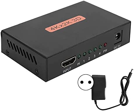 Séparateur d'interface multimédia, adaptateur double moniteur durable avec cordon d'alimentation pour projecteur pour téléviseur(Traduire) Fiche Technique et Prix au Maroc