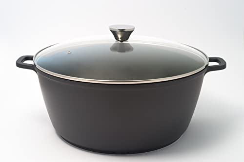 Baumalu Cocotte mijoteuse Haute 32cm 10L avec Couvercle Noir Fiche Technique et Prix au Maroc