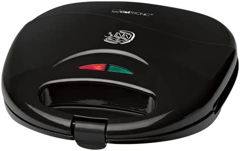 Appareil à Croque-Monsieur - Appareil avec Plaques à Sandwich Triangulaires - Appareil à Sandwitchs - Machine à Croque Monsieur - ST 3477 noir CLATRONIC Fiche Technique et Prix au Maroc