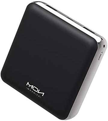 MOXNICE Batterie Externe Power Bank 20000mAh Puissance Mobile, Compact Powerbank avec 2 USB Sortie pour Smartphones et Tablettes (Noir) Fiche Technique et Prix au Maroc