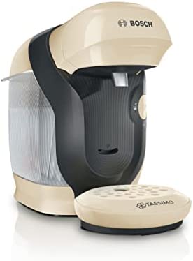 Bosch Machine à Café Tassimo Style, TAS1107, plus de 40 boissons chaudes, OneTouch, cafétière à dosettes, format compact, Intellibrew, vanille Fiche Technique et Prix au Maroc