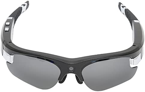 Lunettes de Soleil Vidéo, Lunettes de Caméra Full HD 1080p, Lunettes de Soleil avec Caméra H.265 Mémoire de Support Maximale 256 Go (non Incluse) pour le Cyclisme, la Conduite, la Randonnée, la Pêche, Fiche Technique et Prix au Maroc