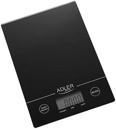 Adler AD 3138 b 3138b Balance de cuisine, 5 kilograms, Noir Fiche Technique et Prix au Maroc