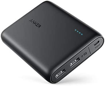 Anker PowerCore 13000mAh Batterie Externe 2 Ports USB Power bank avec Technologies PowerIQ & VoltageBoost - Batterie Externe Compacte pour iPhone, Samsung Galaxy et plus Fiche Technique et Prix au Maroc