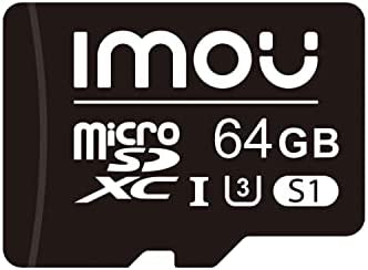 Imou Carte mémoire microSDXC Rapide Full HD jusqu'à 95/25 Mo/s UHS-I SD Adaptateur pour Smartphone, Tablette, caméra d'action, Drone et Ordinateur Portable 64 Go Fiche Technique et Prix au Maroc