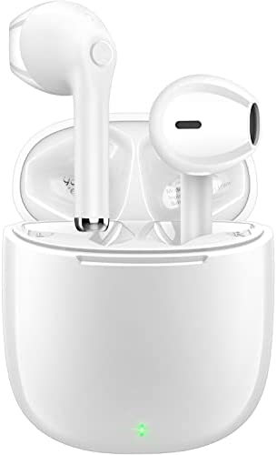 yobola Ecouteurs Bluetooth sans Fil, Ecouteur Bluetooth 5.1 Hi-FI Son Stéréo, Contrôle Tactile, Microphones Intégrés, 25 Heures Durée de Lecture, USB-C Charge Rapide, pour iOS et Android Telephone Fiche Technique et Prix au Maroc