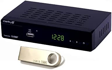 Clarity CSTBHD1 - Freeview - Enregistreur TV numérique 1080p Freeview HD avec HDMI et péritel - Récepteur TV numérique Digibox avec lecteur multimédia PVR pour enregistrement CSTBHD1+USB Fiche Technique et Prix au Maroc