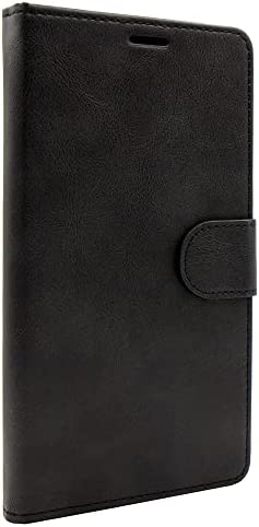 Coque Compatible avec MICROMAX Canvas Infinity Life Portefeuille Universelle Housse avec Languette Etui Pochette en Cuir - Noir Fiche Technique et Prix au Maroc