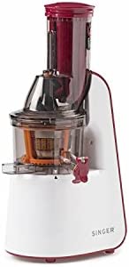 Singer SJW-200 Extracteur de Jus Plastique Blanc/Bordeaux Fiche Technique et Prix au Maroc