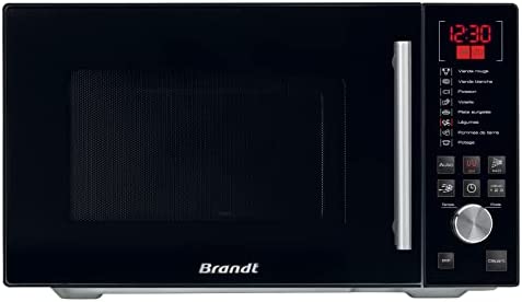 Brandt GE2607B - Micro-ondes pose-libre - 8 Autoprogrammes - Mode Décongélation - 26L - 900W - Gril : 1000W - Noir Fiche Technique et Prix au Maroc