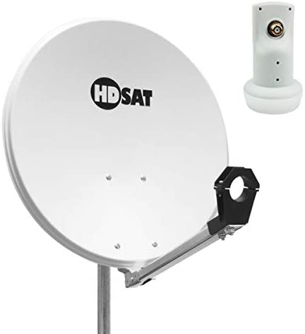 HDSAT Pack Parabole Satellite Acier 60cm + LNB Single HD 4K Fiche Technique et Prix au Maroc