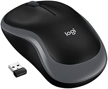 Logitech M185 Souris Sans Fil, 2.4 GHz avec Mini Récepteur USB, Longévité de la Pile 12 Mois, Résolution du Capteur 1000 PPP, Ambidextre, Compatible PC, Mac, Ordinateur Portable - Gris Fiche Technique et Prix au Maroc