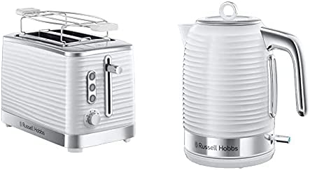 Russell Hobbs Set Petit Déjeuner Bouilloire et Grille-Pain Toaster XL Inspire - 24360-70 et 24370-56 Fiche Technique et Prix au Maroc