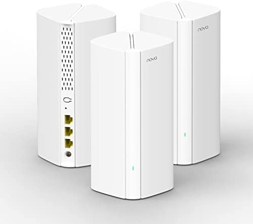 Tenda Mesh WiFi 6 AX3000 Nova MX12 3 Pack- Système Mesh WiFi 6 pour Toute la Maison - Couverture WiFi 650m²- Configuration Facile - Contrôle Parental - Remplacement de Répéteur Routeur WiFi Blanc Fiche Technique et Prix au Maroc