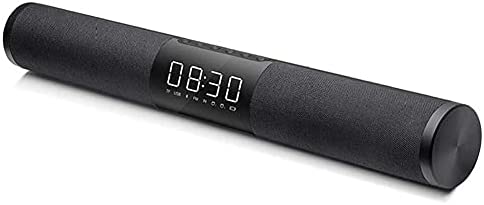 UOOD Barre de Son, Barres sonores pour la télévision du système de cinéma Maison (Bluetooth 4.2, connexions sans Fil, Basse réglable pour TV PC Smartphone Une Tablette (Color : Black) Fiche Technique et Prix au Maroc