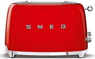 SMEG TSF01RDEU Grille-Pain, Métal, Rouge Fiche Technique et Prix au Maroc