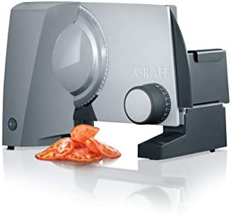 Graef G 50 trancheur Electrique 170 W Métal Noir, Gris Trancheuse (métal, noir, gris, 325 mm, 230 mm, 240 mm, 2,33 KG) Fiche Technique et Prix au Maroc