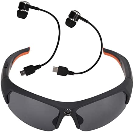 Lunettes de Soleil pour Caméra de Sport, Caméra D'enregistrement Vidéo sans Fil 1080P Full HD 32G avec Protection UV, Lentille Polarisée pour Cyclisme, Conduite, Randonnée, Pêche, Chasse Fiche Technique et Prix au Maroc