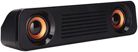 ASHATA Barre de Son Filaire, Barre de Son TV avec Caisson de Basses, Haut-Parleur de Bureau Stéréo USB HiFi 360 Degrés, Haut-Parleur de Système de Son Surround Home Cinéma, pour Projecteur de Jeu TV Fiche Technique et Prix au Maroc