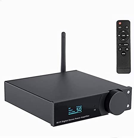NXYJD Amplificateur Bluetooth Audio stéréo Ampli sans Fil HiFi Classe D Amplificateur de Puissance 50w X2 Haut-parleurs et Caisson de Basses Actif (Color : No Power Supply) Fiche Technique et Prix au Maroc