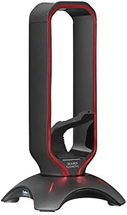 Mars Gaming MHHPRO, Support Gamer 3en1, Support Casques, Souris Bungee et 2x USB Fiche Technique et Prix au Maroc
