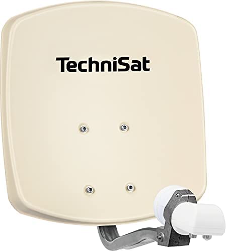 TechniSat DigiDish 33 Parabole en aluminium avec fixation AZ/EL et LNB twin Beige Fiche Technique et Prix au Maroc