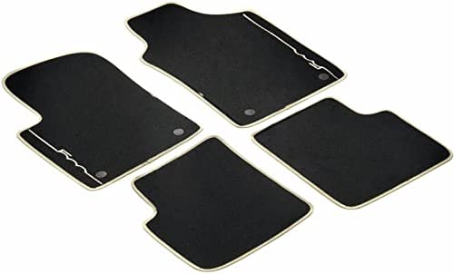 Fiat Tapis de sol en velours avec bordure de couleur ivoire pour Fiat 500 Produit d'origine Fiche Technique et Prix au Maroc