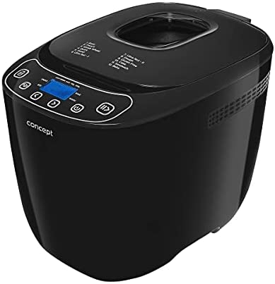 CONCEPT Hausgeräte PC5510 Machine à pain 12 programmes 550 W 1 kg Noir Fiche Technique et Prix au Maroc