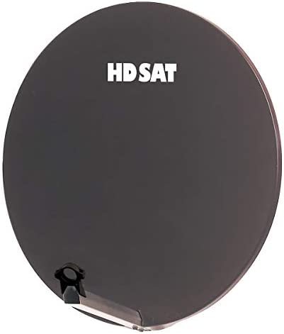 HDSAT Parabole Satellite Fibre Composite Gris Anthracite 85cm + Brides INOX Anti Corrosion Fiche Technique et Prix au Maroc