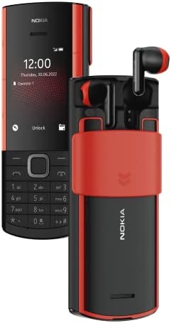 Nokia 5710 Xpress Audio Fonction téléphone avec écouteurs sans Fil intégrés, connectivité 4G, Lecteur MP3, Radio FM sans Fil, Touches de Musique dédiées et Batterie Longue durée (Double SIM) – Noir Fiche Technique et Prix au Maroc