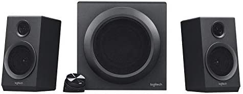 Logitech Z333 Système de Haut-Parleurs 2.1, 80W en Puissance, Sons Graves Renforcés, Connection 2 Dispositifs, Bluetooth, Entrées Audio 3,5 mm et RCA, Prise UK, PC/PS4/Xbox/TV/Smartphone, Noir Fiche Technique et Prix au Maroc