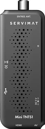 Servimat Adaptateur TNT HD Mini TNTS1 Noir Fiche Technique et Prix au Maroc
