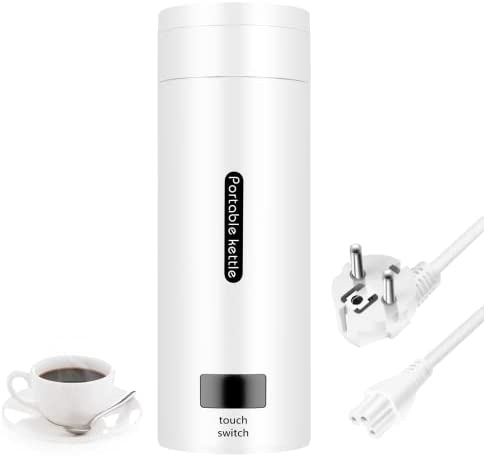 Swetup Bouilloire de Voyage, Mini Bouilloire Electrique Portable, Bouilloire électrique Compacte de 0,5 litres et 300 W, Petite Bouilloire Electrique Inox Temperature Reglable avec Arrêt Automatique Fiche Technique et Prix au Maroc
