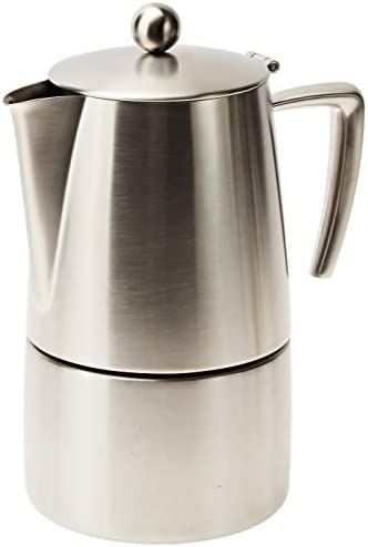 Cristel-C10TTR-Cafetière italienne Torino Inox Brossé - 10 tasses Fiche Technique et Prix au Maroc