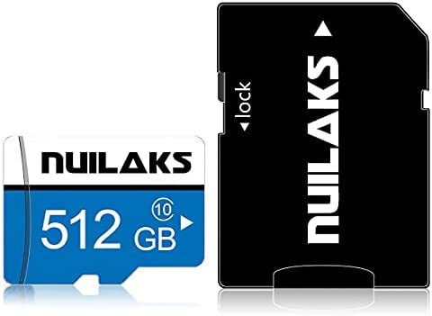 512 Go Cartes Micro SD Carte Haute Vitesse Classe 10 pour Nintendo Switch, Android, Smartphones, Appareil Photo numérique,et Drone Fiche Technique et Prix au Maroc