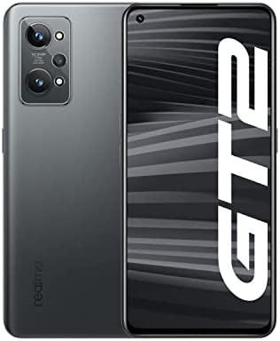 realme GT 2 5G Smartphone Debloqué, Écran AMOLED 120 Hz,Processeur Snapdragon 888 5G, Conception de maître au touché papier, Batterie puissante de 5 000 mAh, Dual SIM, 12+256 GB,Noir acier Fiche Technique et Prix au Maroc