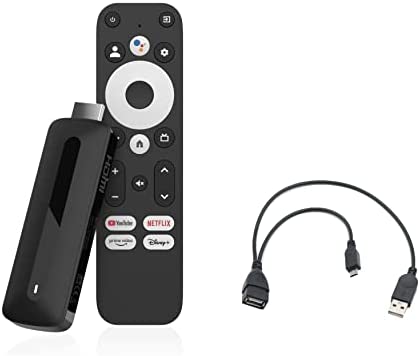 KD3 4K TV Stick Android 11 Netflix certifié Voice Assistant 2G 8G HDR AV1 Dolby Audio (OTG Gratuit à l'intérieur) Fiche Technique et Prix au Maroc