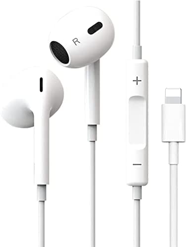 Écouteurs pour iPhone,Intra-Auriculaires pour iPhone,Casque antibruit filaires stéréo HiFi avec Micro et contrôle du Volume intégrés, Compatible avec iPhone 13/13 Pro/X/XS/SE/XR/12/11/11Pro/7/8/8Plus Fiche Technique et Prix au Maroc