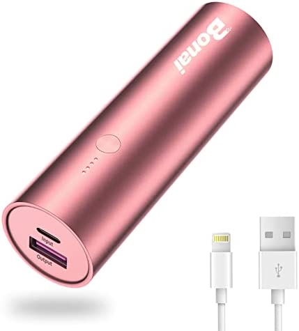 BONAI Batterie Externe Portable 5800mAh Mini Chargeur Haute Vitesse Power Bank pour Smartphones iPhone X/6/7/8plus iPad Samsung Galaxy S8/9/Note9 Huawei Sony et Tablettes Ultra-léger Fiche Technique et Prix au Maroc